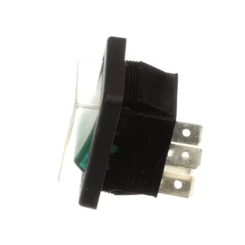 Belshaw 553 Rocker Switch, DPST, Lighted Red, 125V