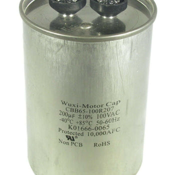 Wuxi CBB65-100R207 200 uF 100 VAC Motor Run Capacitor