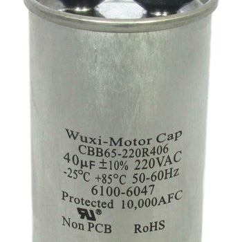 Wuxi CBB65-220R406 40 uF 220 VAC Motor Run Capacitor