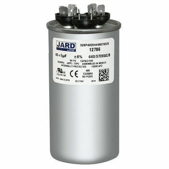 Jard 328P4005H44N37A5Z9 40+5 uF +/-6% 440/370 VAC/B Round Run Capacitor 50/60Hz