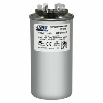 Jard 328P3503H44N37A5Z9 30+3 uF +/-6% 440/370 VAC/B Dual Run Capacitor 50/60Hz