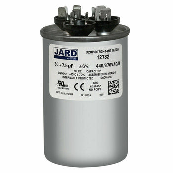 Jard 328P307DH44N31A5Z9 30+7.5 uF +/-6% 440/370 VAC/B Dual Run Capacitor 50/60Hz