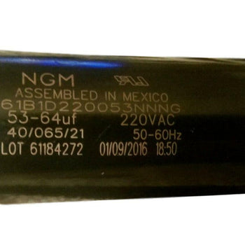 NGM 61B1D220053NNNG 53-64 µF 220 VAC 50/60Hz Motor Start Capacitor