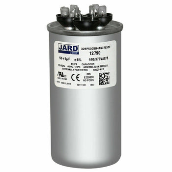 Jard 328P5005H44N37A5Z9 50+5 uF +/-6% 440-370 VAC/B Round Dual Capacitor 50/60Hz