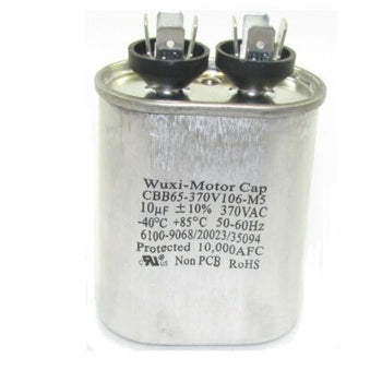 Wuxi CBB65-370V106-M5 10 uF +/-10% 370 Vac 2sp Motor Capacitor 50/60 Hz