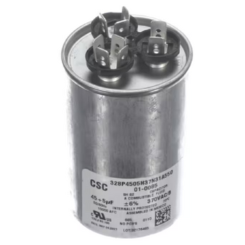 Nortek 328P4505H37N31A550 32176465 Run Capacitor 45+5uF 370VAC 50/60HZ Round