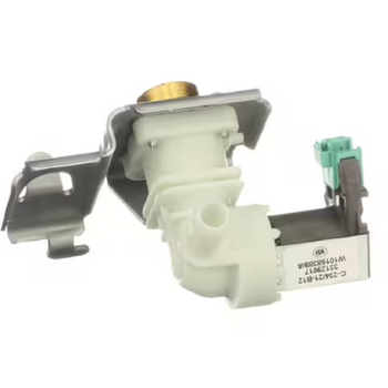 Whirlpool 33129017 Solenoid Valve Water Inlet Single Coil for Dishwasher