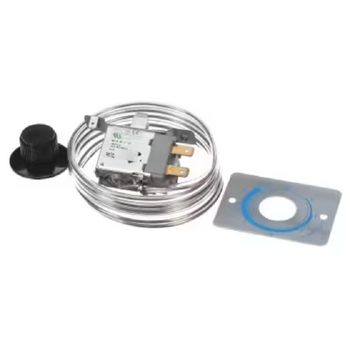 Glastender 1906.WK0598A.Z Thermostat Includes Knob Mounting Plate and Screws for Ice Cream Freezers