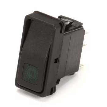 Garland 1646 R Rocker Switch, Main Power, Green Lighted, Fits CXPB12/ME-1P/ME-2P
