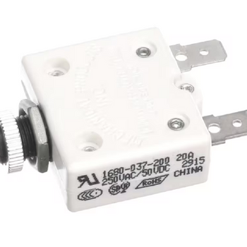 Grindmaster Cecilware 1680-037-200 Breaker Panel Mount 20A 250VAC/50VDC