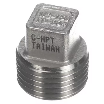 American Dish Service TC-304 Plug Square 1/2" MPT Stainless Steel fits ADC-44/5-AG-S