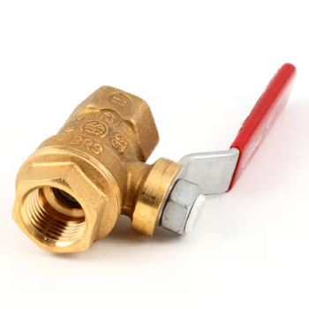 Pitco T-1001 Water Valve/Inlet With Handle 3/8", Brass 150WSP