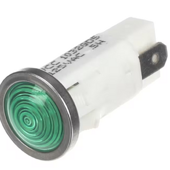 Frontline International GREEN INDICATOR LIGHT 125 V 1/2 W VCC 1032QD5, Fits LS3-60-NA-GG