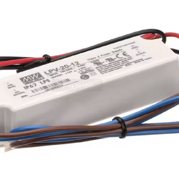 Marshall Air GB78080074 Power Supply 100-240VAC to 12VDC LPV-20-12
