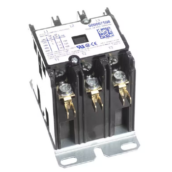 Multiplex 000007598 Contactor 3 Pole 24VAC 50/60HZ Coil 25FLA 35A RES