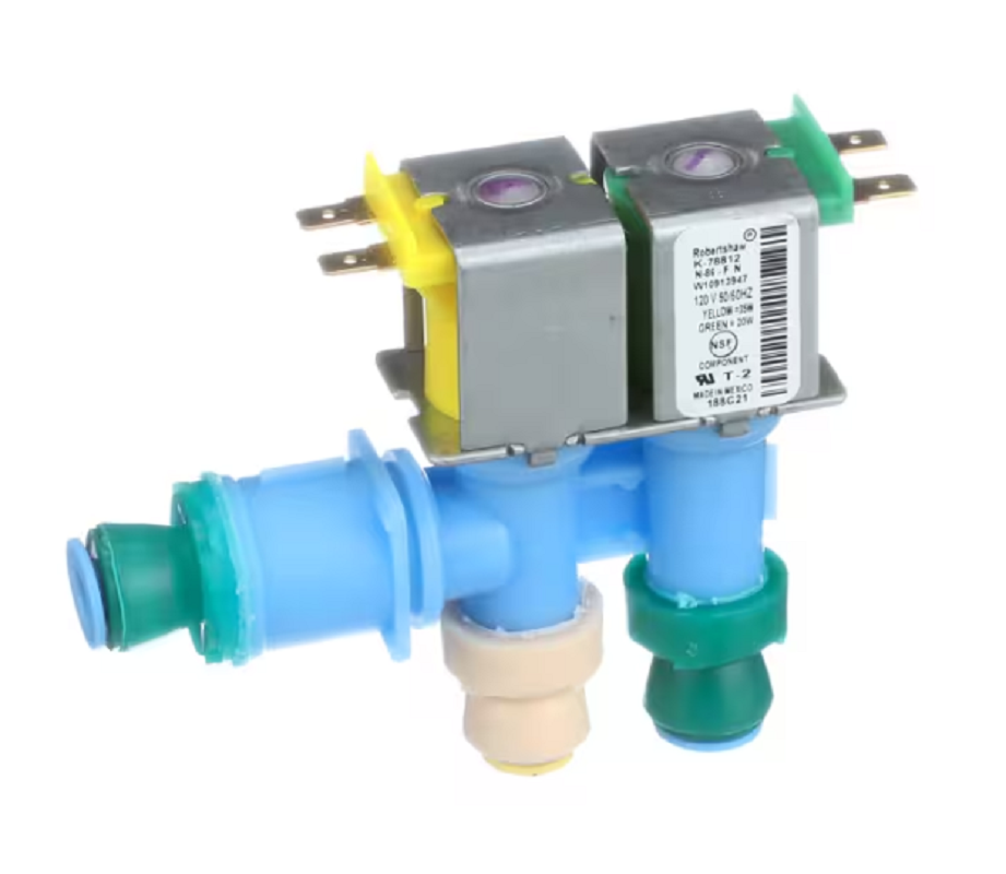 Whirlpool K 78812 Solenoid Valve Assembly Water Inlet Dual Coil Refrig whirlpool-k-78812-solenoid-valve-assembly-water-inlet-dual-coil-refrig