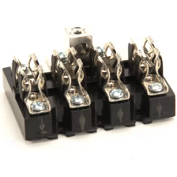 Hatco T13195-433FS Fuse Block 300V 60A 4 Pole 2 w/ Lugs For C-24/C-45/S-27/S-39