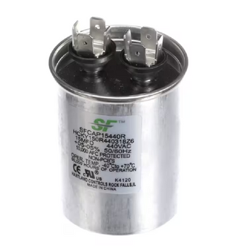 Trane HCKY150R440318Z6 CAPACITOR 15MFD 370/440V ROUND RUN CAPACITOR