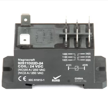 TurboChef 92S11D22D-24 Relay DPDT 30AMP Class F 24VDC