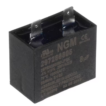 Electrolux Home Products Inc 28PRN250080UFEX RUN CAPACITOR 250VAC 8uF 50/60Hz