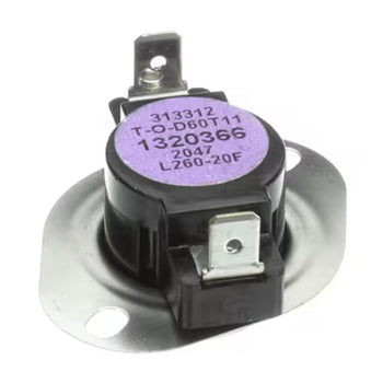 International CP 313312 T-O-D60T11 Limit Switch/Thermostat L260-20F Auto Reset