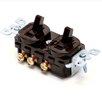 Sertek 1F47L0 Toggle Switch Dual Brown Genuine OEM Part