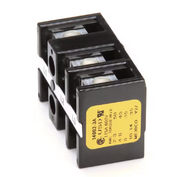 Lang 14002-3A Terminal Block 3 Pole 600V 115A fits for 124CM,130F