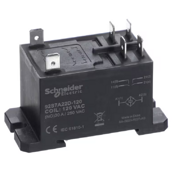 Hussmann 8A-2023-W27-AS Power Relay 120VAC Coil 30A Normally Open Genuine OEM