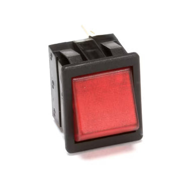 Wilbur Curtis 5558 Rocker Switch Red 120V Neon fits to GEM-120A
