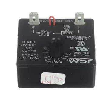 Kolpak VPS00C2X600 Timer Delay On Break ICM203 18 0.03-10 Minutes Red Dial