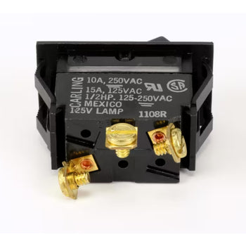 Antunes 1108R SWITCH ROCKER-LIGHT(SPST) 10A 250VAC fits for FW-100,FW-100TS