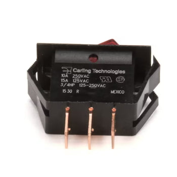 H&K International 1530R Rocker Switch Power 125Volt Red Lighted for 80213-GC