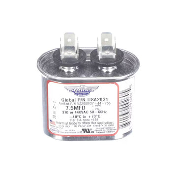 Trane 40532-09260 Capacitor Run 7.5MFD 370/440VAC 50/60HZ Oval