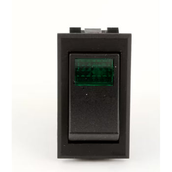 Lincoln 1313-R Rocker Switch Green Lighted 20A 250VAC OEM Part