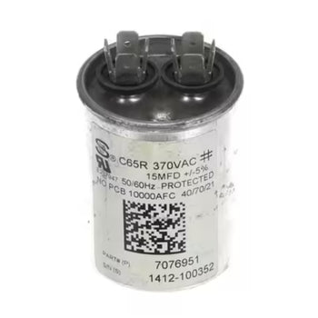 Heatcraft 1412-100352 Capacitor Run 370 Volt 50/60HZ 15MFD Round