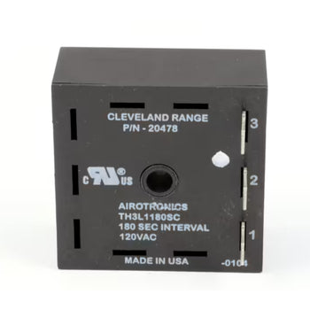 Cleveland TH3L1180SC Solid State Timer 3 Minute Interval, 120VAC