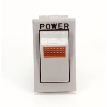 Wells 1207R Power Switch Rocker Amber Lighted fits to BWB-1SE,F-55 STS