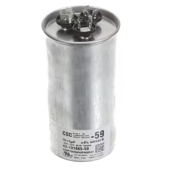 Rheem 328P7005H44P46A5J4 Capacitor Dual 70+5 uF 440V 50/60HZ Round