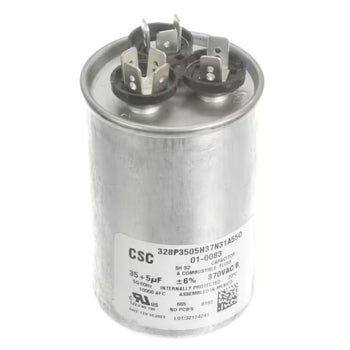 Nortek 328P3505H37N31A550 Run Capacitor 35+5uF 370VAC 50/60HZ Round for Air Conditioner