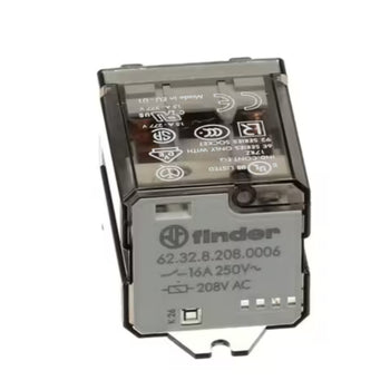 Electro Freeze 62.32.8.208.0006 Relay Flange Base w/ Cover 6E & 92 Series Socket, finder