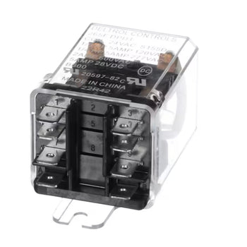 AAON 20597-82 24V 5A DPDT PLUG IN RELAY