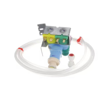 Whirlpool 162C21 Solenoid Valve Kit with Tubing Water Inlet Dual Coil for Refrigerator