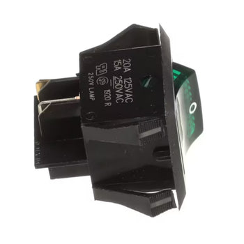 Perfect Fry 1920-R Rocker Switch, Green, 250 Vac