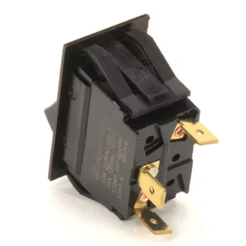 Hobart 1319-R Rocker Switch, On/Off, Lighted Amber, 115V