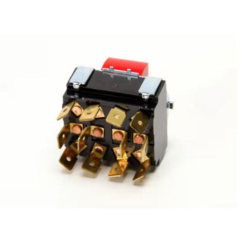 Wells 1208R Rocker Switch On/Off/Fan 4Pdt