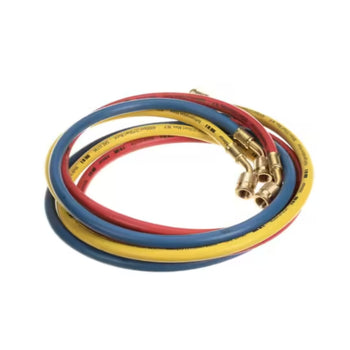 DiversiTech SAEJ2196 Refrigerant Hose Kit 60" Set of 3 Red-Yellow-Blue