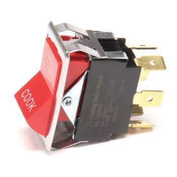 Blodgett 1517-R Rocker Switch, Dpdt, Cook/Cool Down, Red