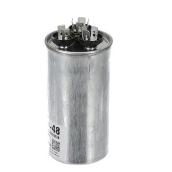 Rheem 328P4510H37N37A5RH Capacitor Dual 45/10uF 370VAC 50/60HZ Round, 13ACN42A01/13ADN36A01