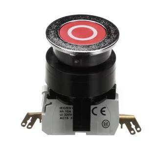 "Robot Coupe 33D01 Switch Assembly 1NF Push Button, Flat Red Knob "