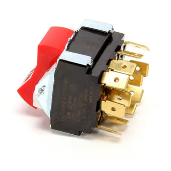 Wells 1208-R Rocker Switch On/Off/Fan 4Pdt